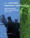 Buchcover <<...nach dem bedrohten Vaterlande.>>