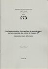 Buchcover Sur l'approximation d'une surface de second degré sur un ensemble des points de l'espace R³