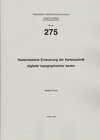 Buchcover Rasterbasierte Erneuerung der Kartenschrift digitaler topographischer Karten