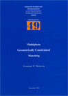 Buchcover Multiphoto Geometrically Constrained Matching
