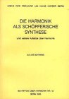 Buchcover Die Harmonik als schöpferische Synthese