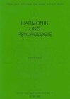 Buchcover Harmonik und Psychologie