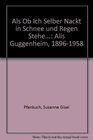 Buchcover Als ob ich selber nackt in Schnee und Regen stehe...