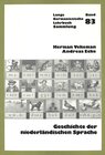Buchcover Geschichte der niederländischen Sprache