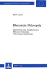 Buchcover Rhetorische Philosophie
