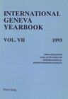Buchcover International Geneva Yearbook: Vol. VII/1993
