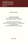 Buchcover Andreae Gryphii- Horribilicribrifax Teutsch