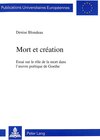 Buchcover Mort et création