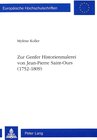 Buchcover Zur Genfer Historienmalerei von Jean-Pierre Saint-Ours (1752-1809)