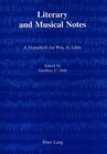 Buchcover Literary and Musical Notes