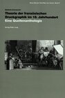 Buchcover Theorie der französischen Druckgraphik im 18. Jahrhundert