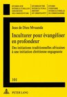 Buchcover Inculturer pour évangéliser en profondeur