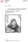 Buchcover «...und Cang Jie erfand die Schrift»