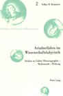 Buchcover Ariadnefäden im Wissenschaftslabyrinth