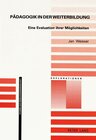 Buchcover Pädagogik in der Weiterbildung