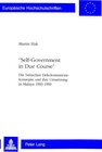 Buchcover «Self-Government in Due Course»