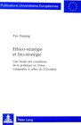 Buchcover Ethico-stratégie et bio-stratégie