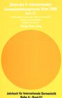 Buchcover Akten des X. Internationalen Germanistenkongresses Wien 2000 - «Zeitenwende – Die Germanistik auf dem Weg vom 20. ins 21