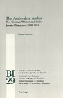 Buchcover The Ambivalent Author