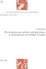 Buchcover The «Accusativus cum infinitivo» and «Quod»clauses in the «Revelaciones» of St. Bridget of Sweden