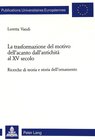 Buchcover La trasformazione del motivo dell’acanto dall’antichità al XV secolo