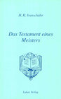 Buchcover Das Testament eines Meisters