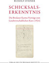 Buchcover Schicksalserkenntnis