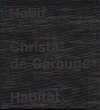 Buchcover Habit-Habitat - Christa de Carouge