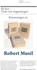 Buchcover Erinnerungen an Robert Musil