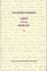 Buchcover Valentin Tomberg. Leben - Werk - Wirkung. Band II
