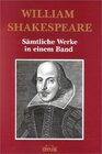 Buchcover William Shakespeare - Prachtausgabe
