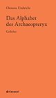 Buchcover Das Alphabet des Archaeopteryx
