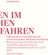 Buchcover Füllung der Gesetzeslücken im schweizerischen Adhäsionsverfahren