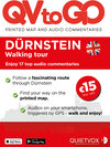 Buchcover QVtoGO Dürnstein Walking tour GB