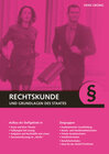 Buchcover Rechtskunde und Grundlagen des Staates