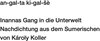 Buchcover Inannas Gang in die Unterwelt