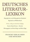 Buchcover Deutsches Literatur-Lexikon / Bremer - Davidis