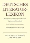 Buchcover Deutsches Literatur-Lexikon / Davidis - Eichendorff
