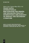 Buchcover Franz Kafka. Internationale Bibliographie der Primär- und Sekundärliteratur... / Bibliographie der Sekundärliteratur 195