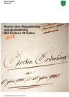 Buchcover Gesetz über Aktenführung und Archivierung des Kantons St.Gallen