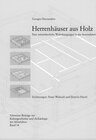 Buchcover Herrenhäuser aus Holz