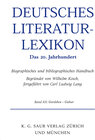 Buchcover Deutsches Literatur-Lexikon. Das 20. Jahrhundert / Gellert - Gorski