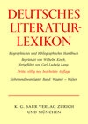 Buchcover Deutsches Literatur-Lexikon / Wagner - Walser