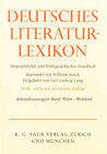 Buchcover Deutsches Literatur-Lexikon / Walsh - Wedegärtner
