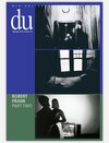 Buchcover du - Zeitschrift für Kultur / Robert Frank