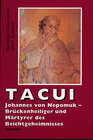 Buchcover Tacui - Johannes von Nepomuk