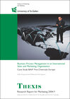 Buchcover Business Process Management in an International Sales and Marketing Organization