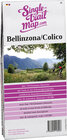 Buchcover Singletrail Map 032 Bellinzona/Colico