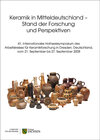 Buchcover Keramik in Mitteldeutschland. Stand der Forschung und Perspektiven