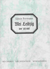Buchcover Mei Leibzig low' ich mir